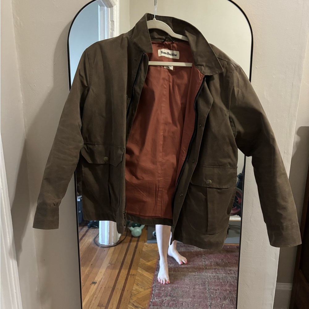 Tom Beckbe Brown Military Field Coat Durable Outdoor Essential